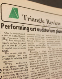 Triangle Review Newspaper Index