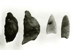 Scrapers and Points from the Lindenmeier Site, 1935