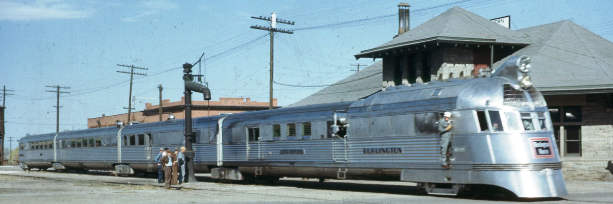 Zephyr train at the passenger depot