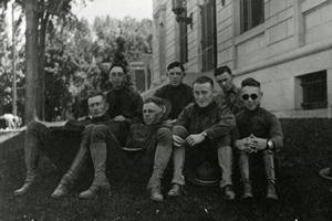 Cadets on the CAC campus, circa 1917-1918
