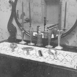 Detail of dresser on east wall