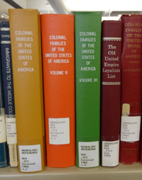 Genealogy Reference Collection at Old Town Library