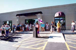 Opening of Mini Library, June, 1995