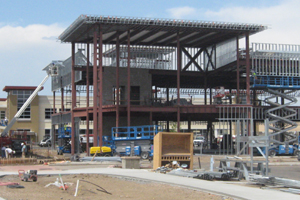 Construction of Council Tree Library, June 8, 2008